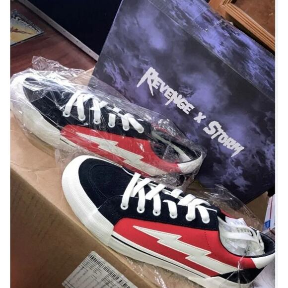 Revenge x Storm Volume 2 Low Top Red / Black, US Mens 12, New in Box - Picture 8 of 10